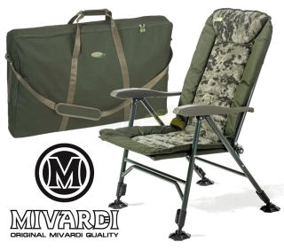 AKCE MIVARDI Křeslo CamoCODE Quattro + transportní taška CamoCode Q