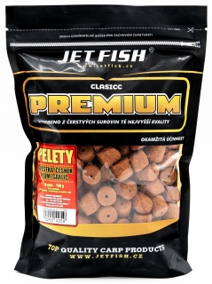 JET FISH Pelety Premium Clasicc Švestka/Česnek 700g 18mm 